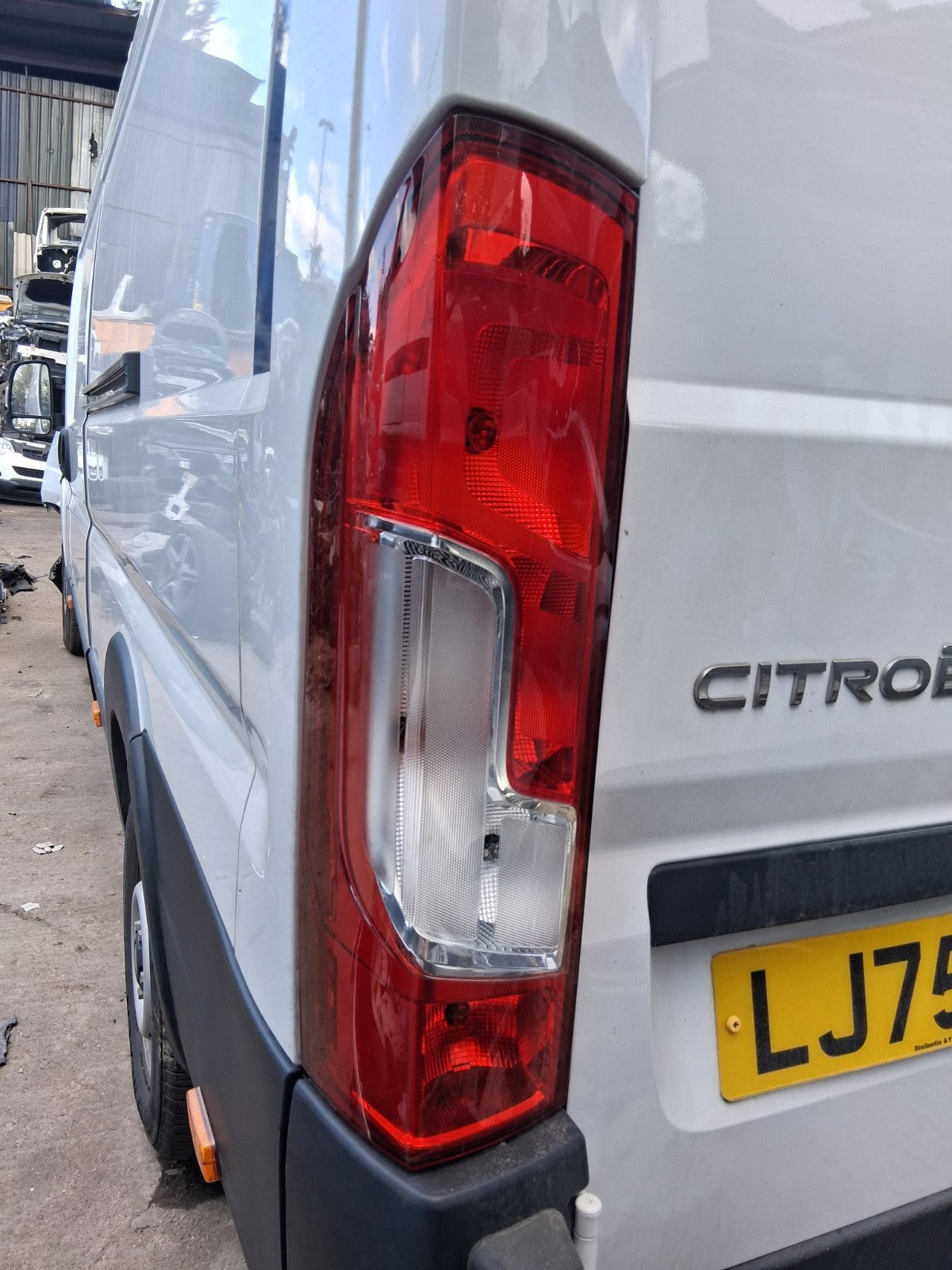 2025 CITROEN RELAY MK3 HIGH ROOF L4H2 NSR PASSENGER SIDE REAR TAIL LIGHT LAMP