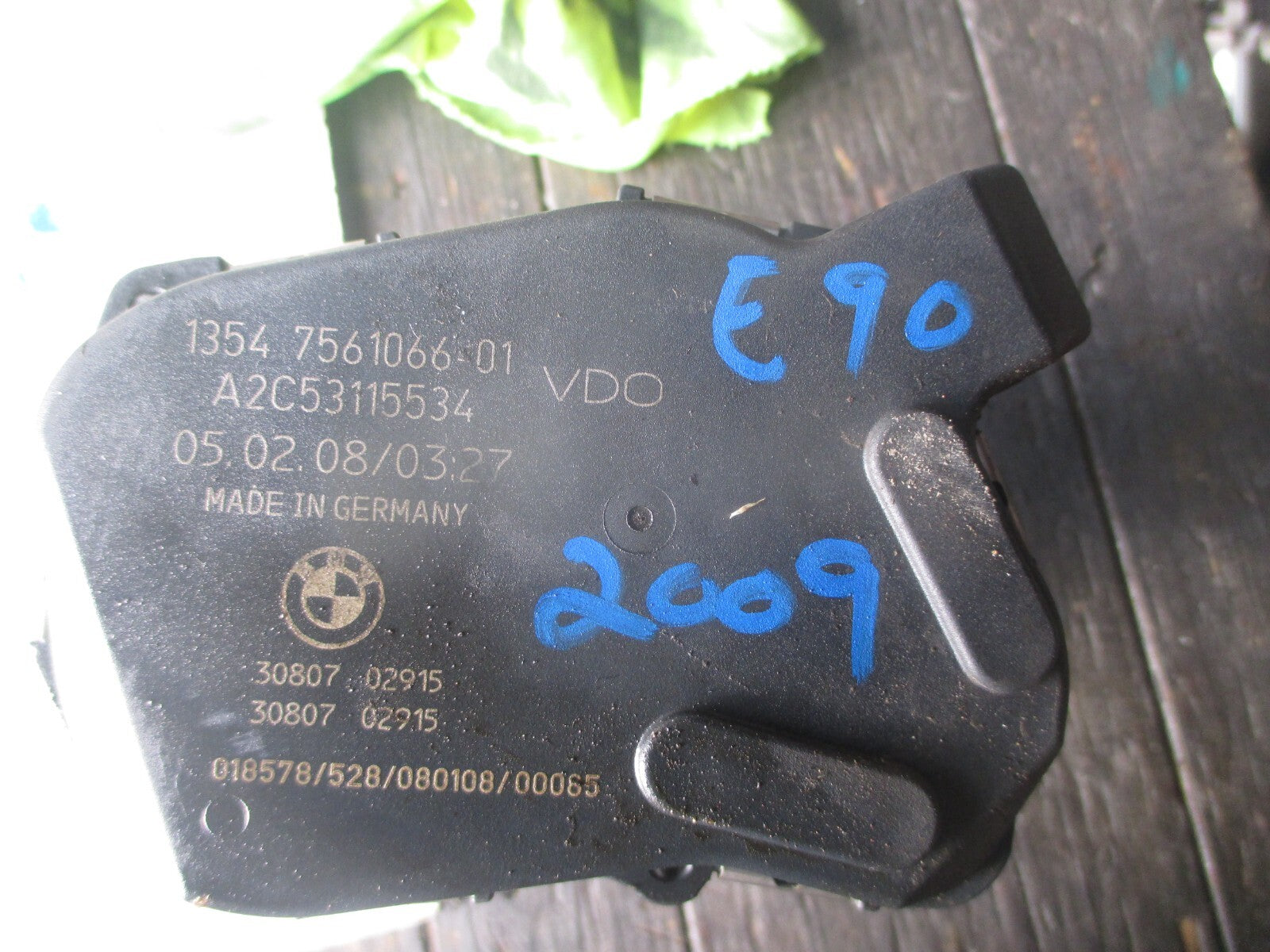 2009 BMW 3 SERIES E90 THROTTLE CONNECTER 1354756106601