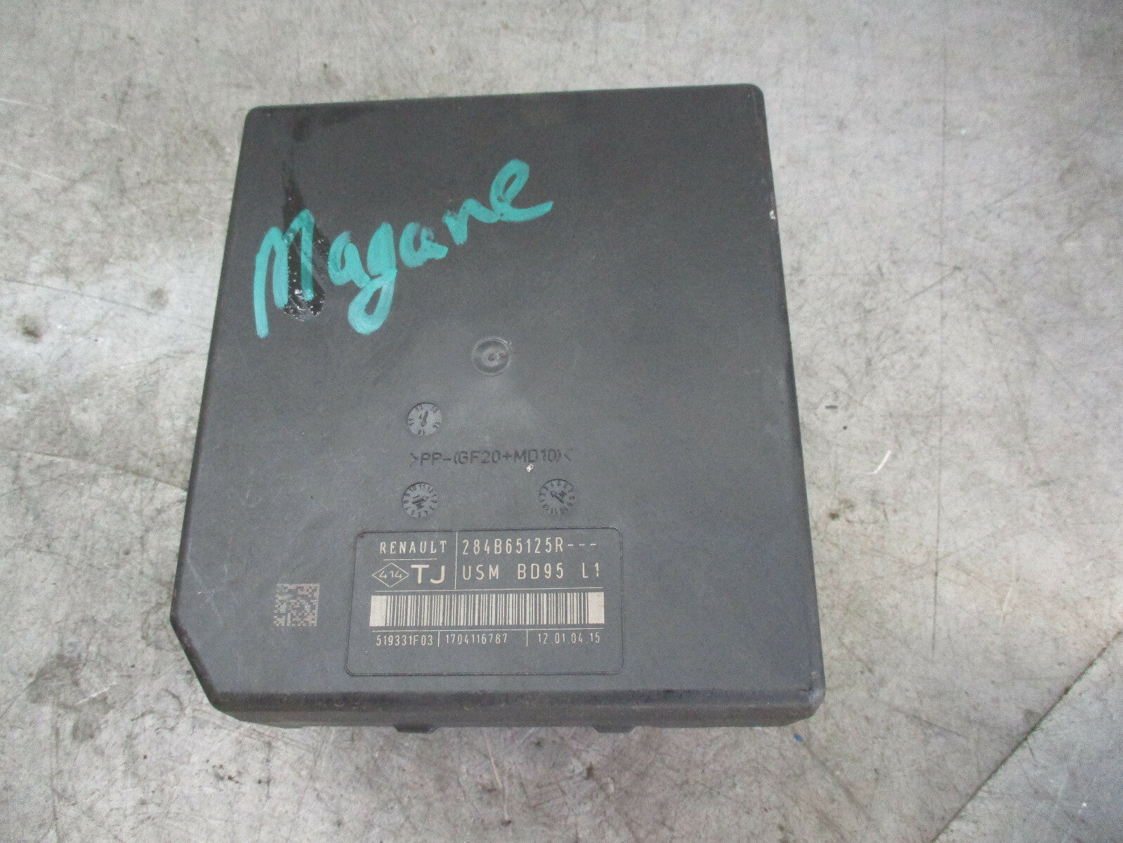 RENAULT MEGANE 1.5 DCI BCM BODY CONTROL MODULE 284B65125R