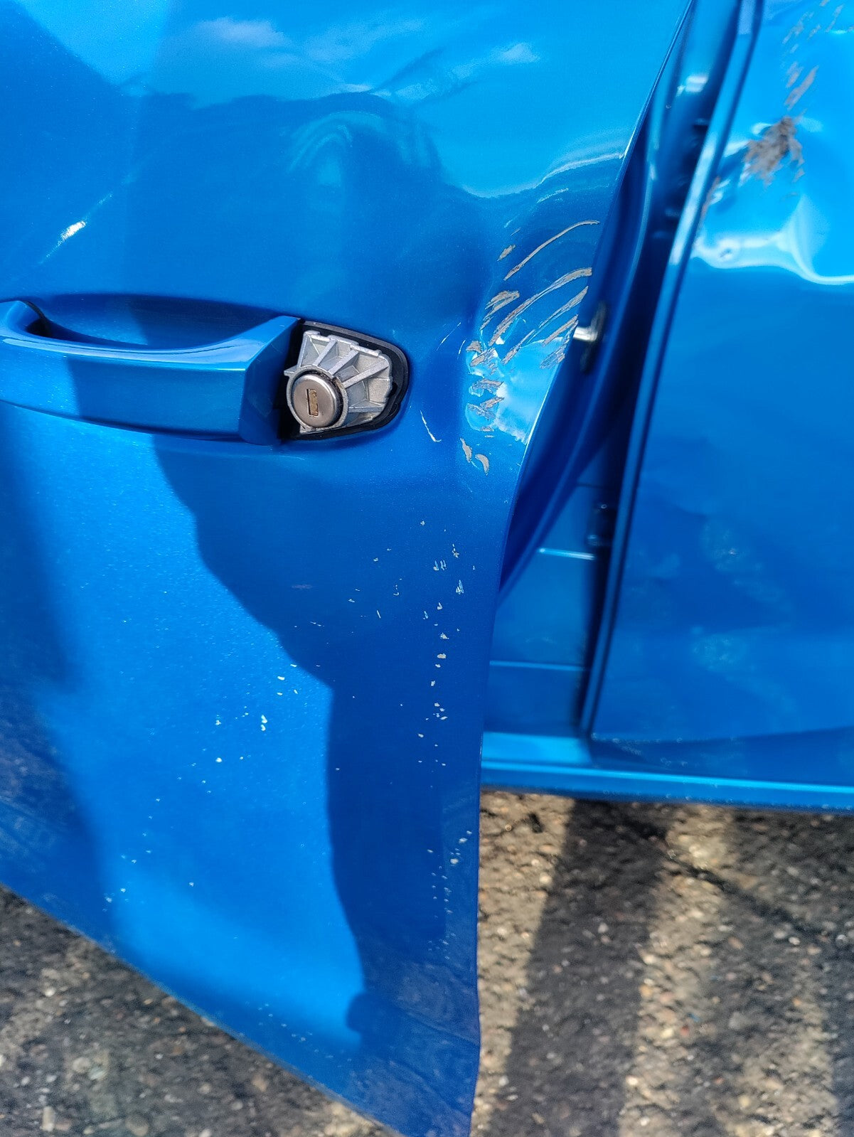 2024 VAUXHALL ASTRA L ESTATE NSF PASSENGER FRONT BARE DOOR DAMAGE BLUE ESM