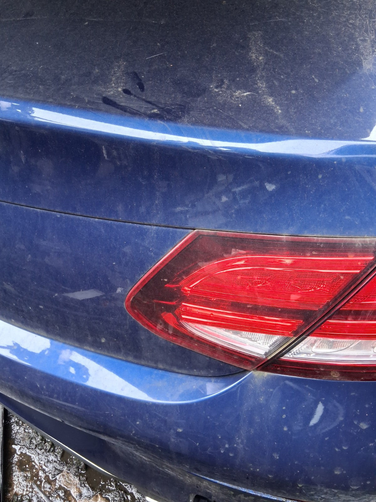 2021 MERCEDES C CLASS C205 COUPE OSR DRIVER SIDE REAR RIGHT INNER TAIL LIGHT
