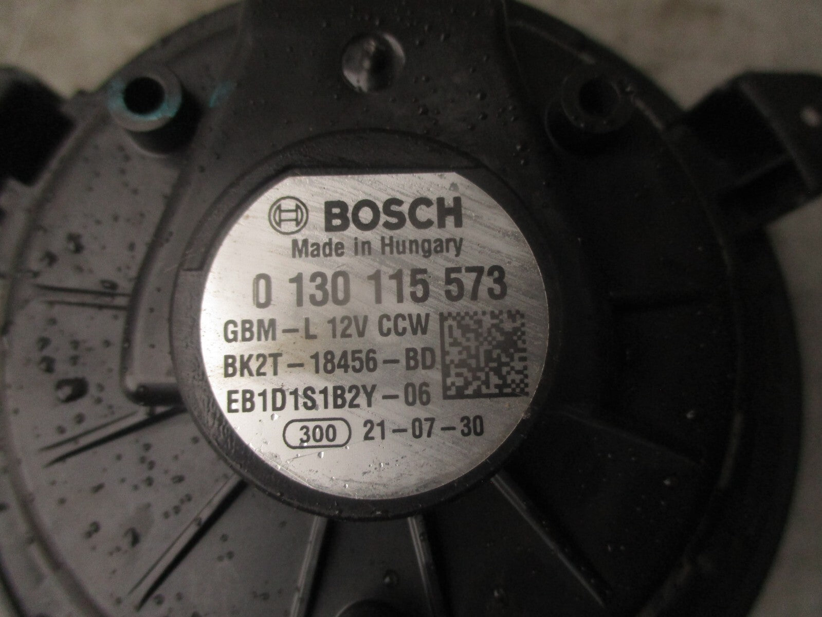 2021 FORD TRANSIT 350 MK8 2.0 DIESEL AC AIR CON HEATER BLOWER MOTOR BK2T18456BD