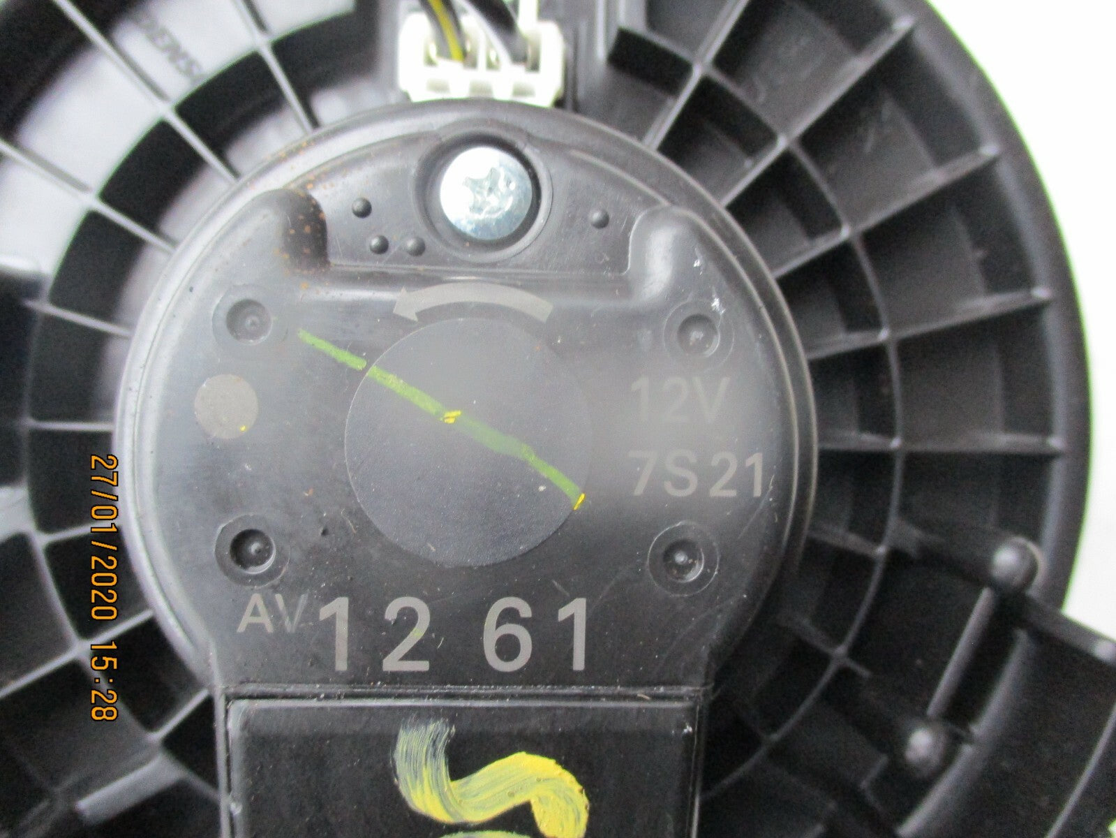 SUZUKI SWIFT MK3 2015 HEATER AIR BLOWER FAN MOTOR ASSEMBLY UNIT AV1261