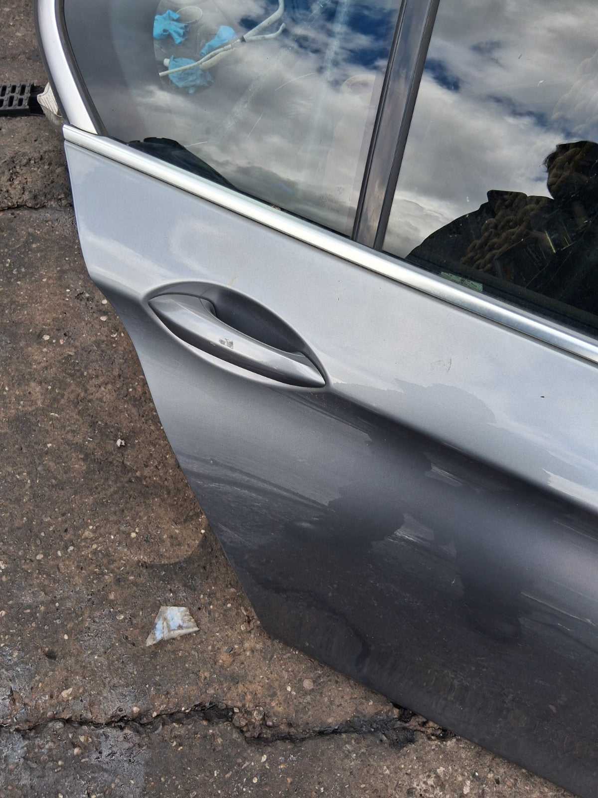 2010 BMW 5 SERIES F10 M SPORT OSR DRIVER SIDE REAR COMPLETE DOOR SPACE GREY A52