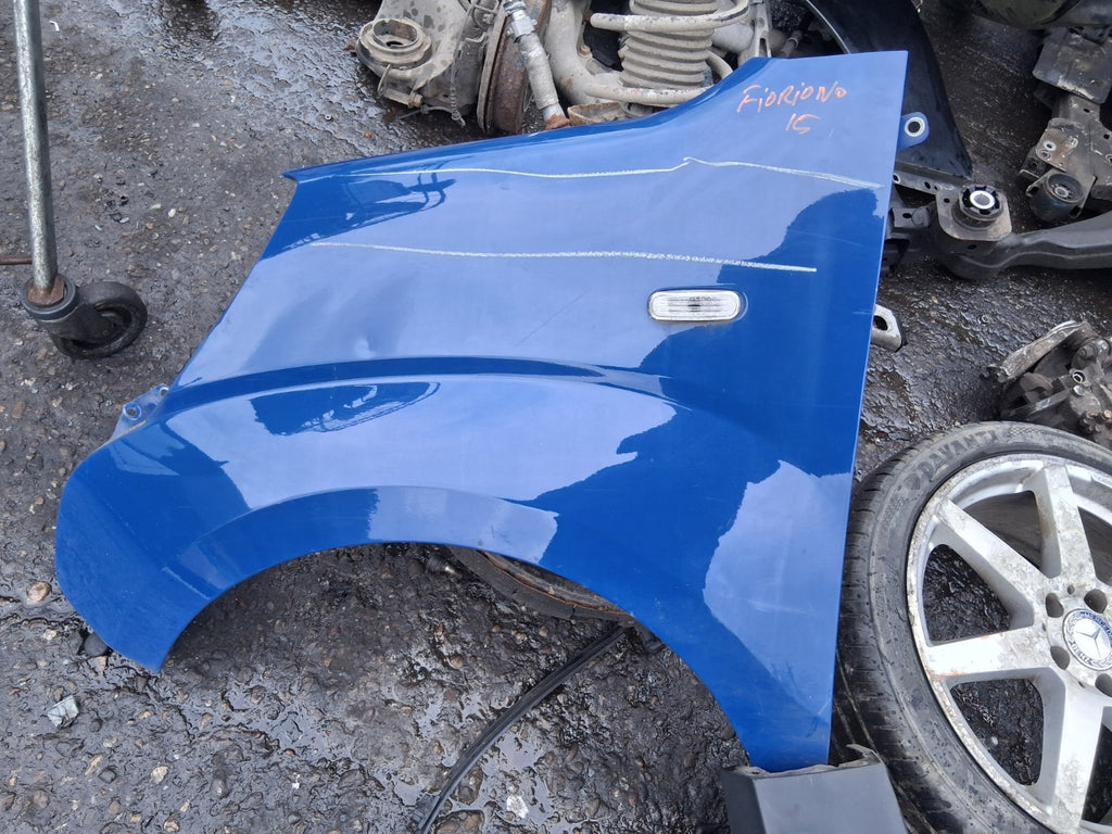 2016 FIAT FIORINO NSF PASSENGER SIDE FRONT LEFT WING PANEL BLUE