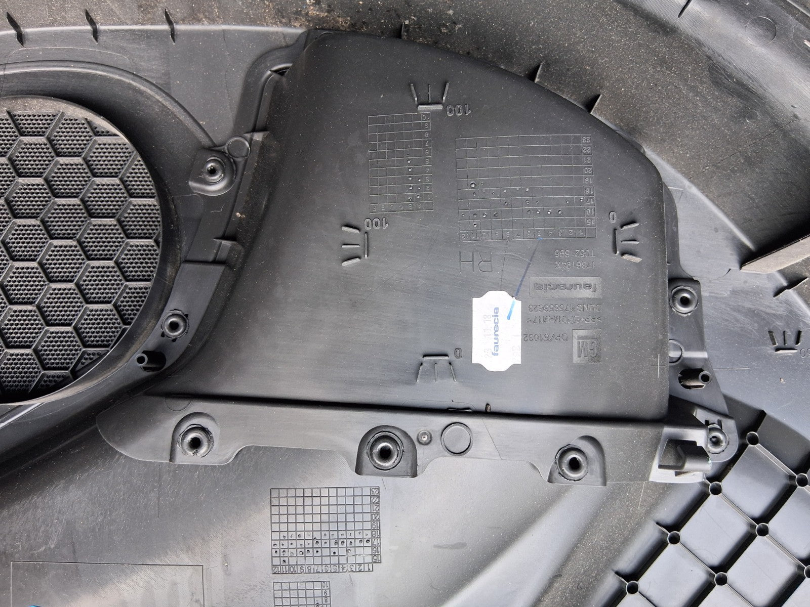 VAUXHALL CROSSLAND X 2018 OSR DRIVER SIDE REAR RIGHT DOOR CARD 475853623