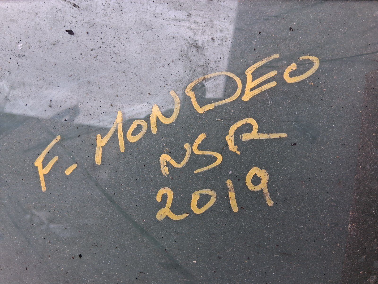 FORD MONDEO MK5 2019 NSR PASSENGER SIDE REAR LEFT WINDOW GLASS 43R00049