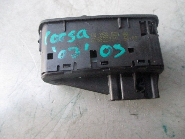 2003 VAUXHALL CORSA OS DRIVERS SIDE FRONT CONTROL SWITCH 315625731