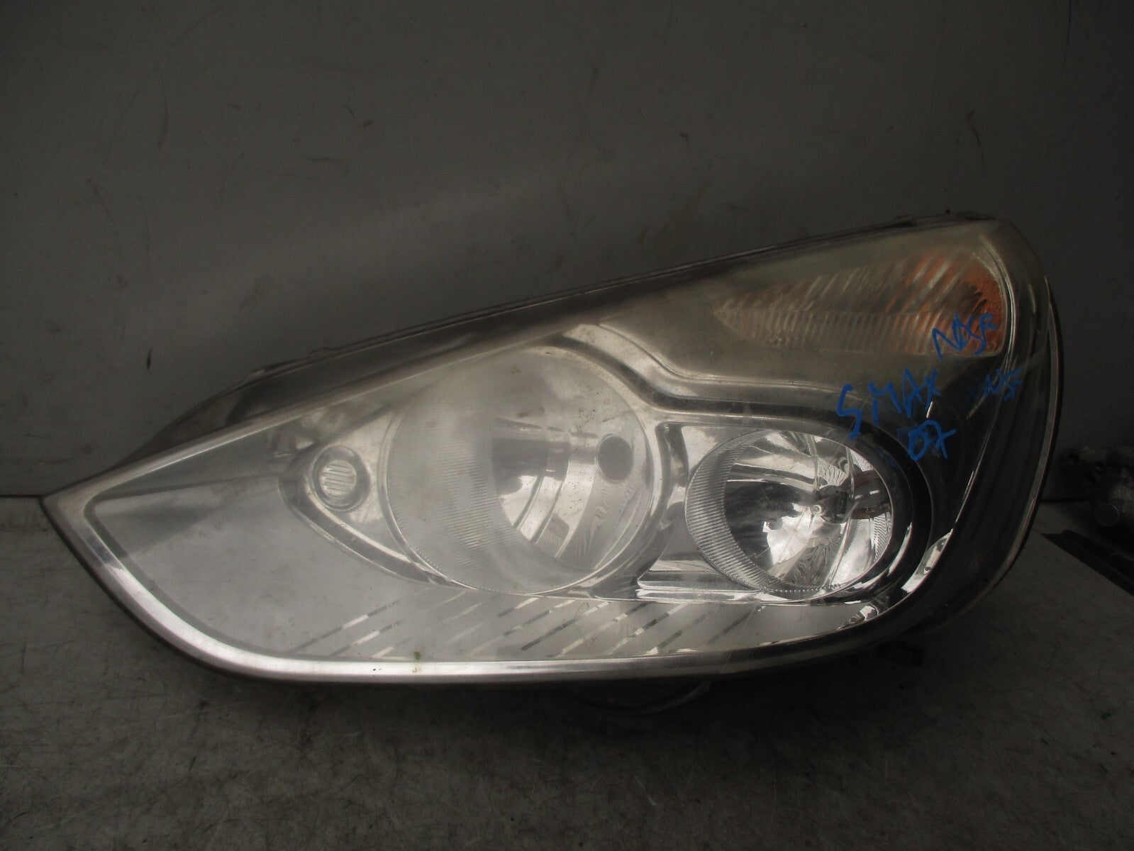 2007 FORD S MAX NSF PASSENGER SIDE FRONT LEFT HEADLIGHT LAMP 6M2113W030BF
