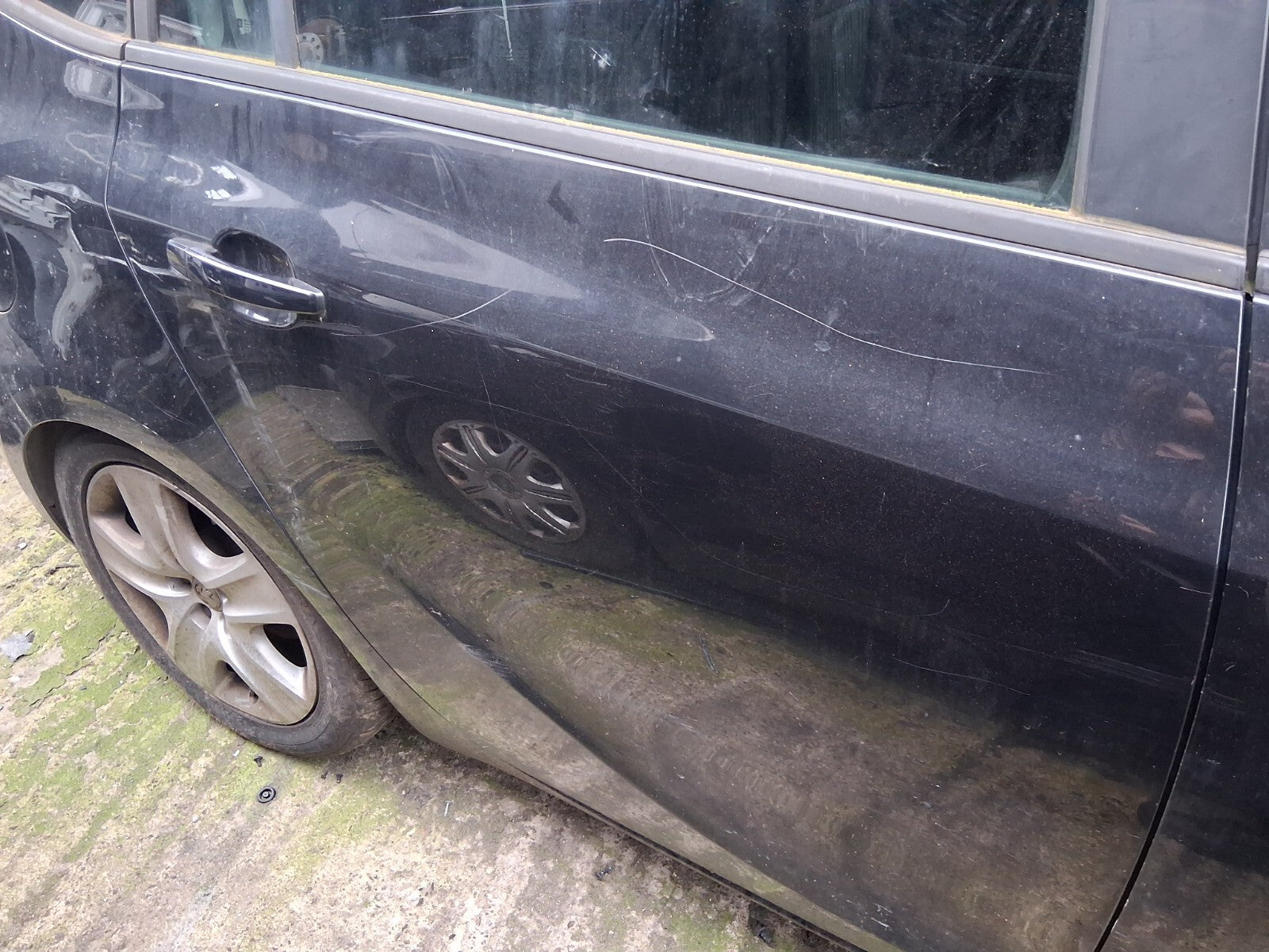 2014 VAUXHALL ZAFIRA C MK3 OSR DRIVER SIDE BARE DOOR CARBON FLASH METALIC 22C