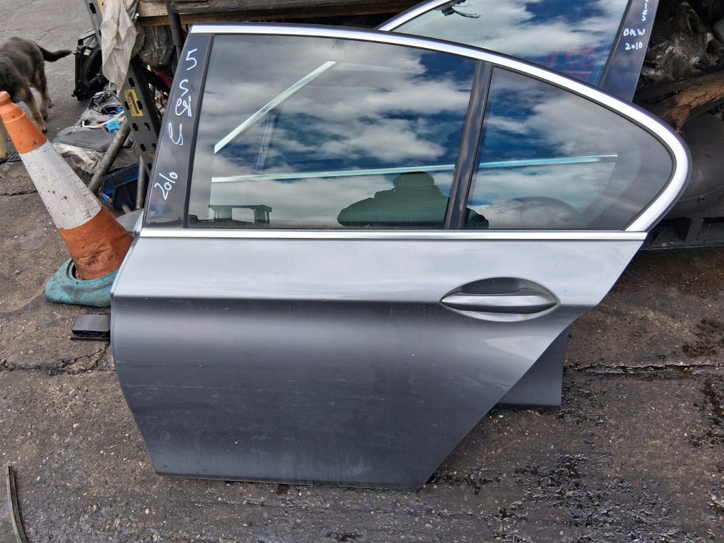 2010 BMW 5 SERIES F10 NSR PASSENGER SIDE REAR COMPLETE DOOR SPACE GREY A52