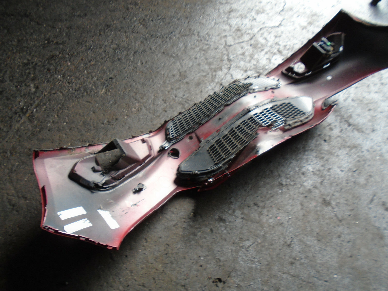 FORD S MAX MK2 2018 FRONT BARE BUMPER DAMAGED RUBY RED