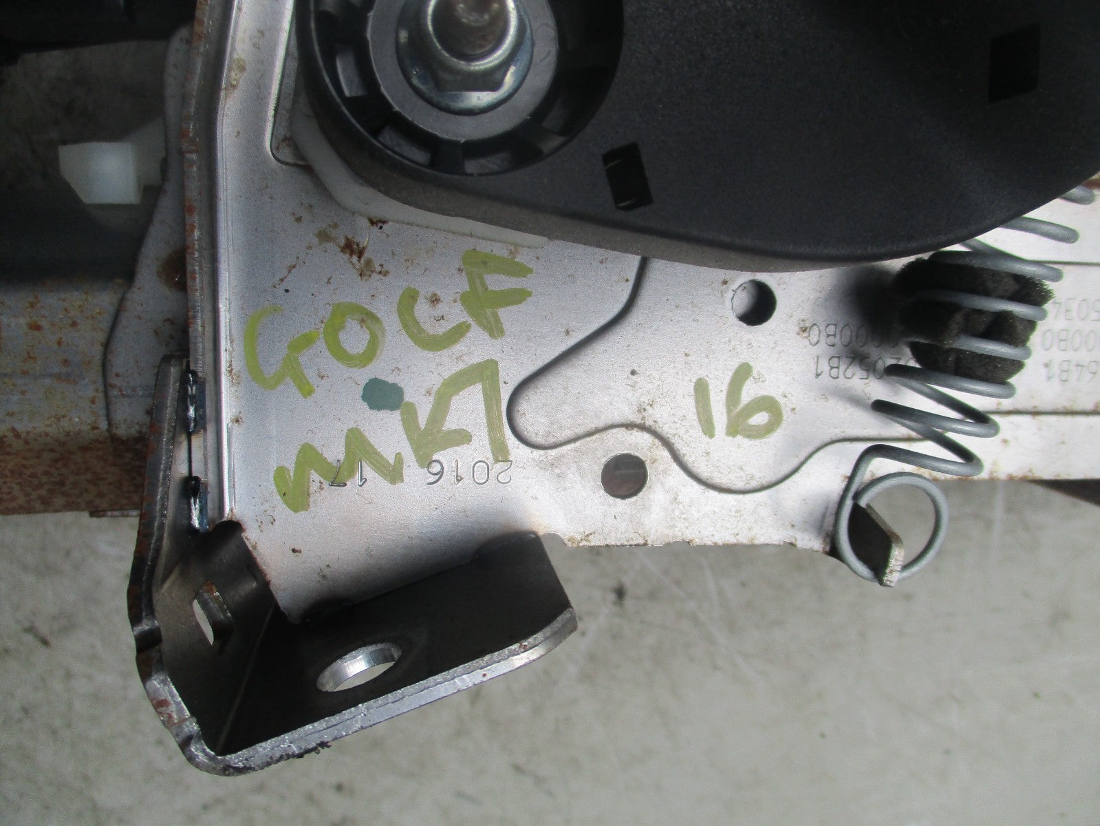 2017 VOLKSWAGEN GOLF MK7 STEERING COLUMN 5Q0905865