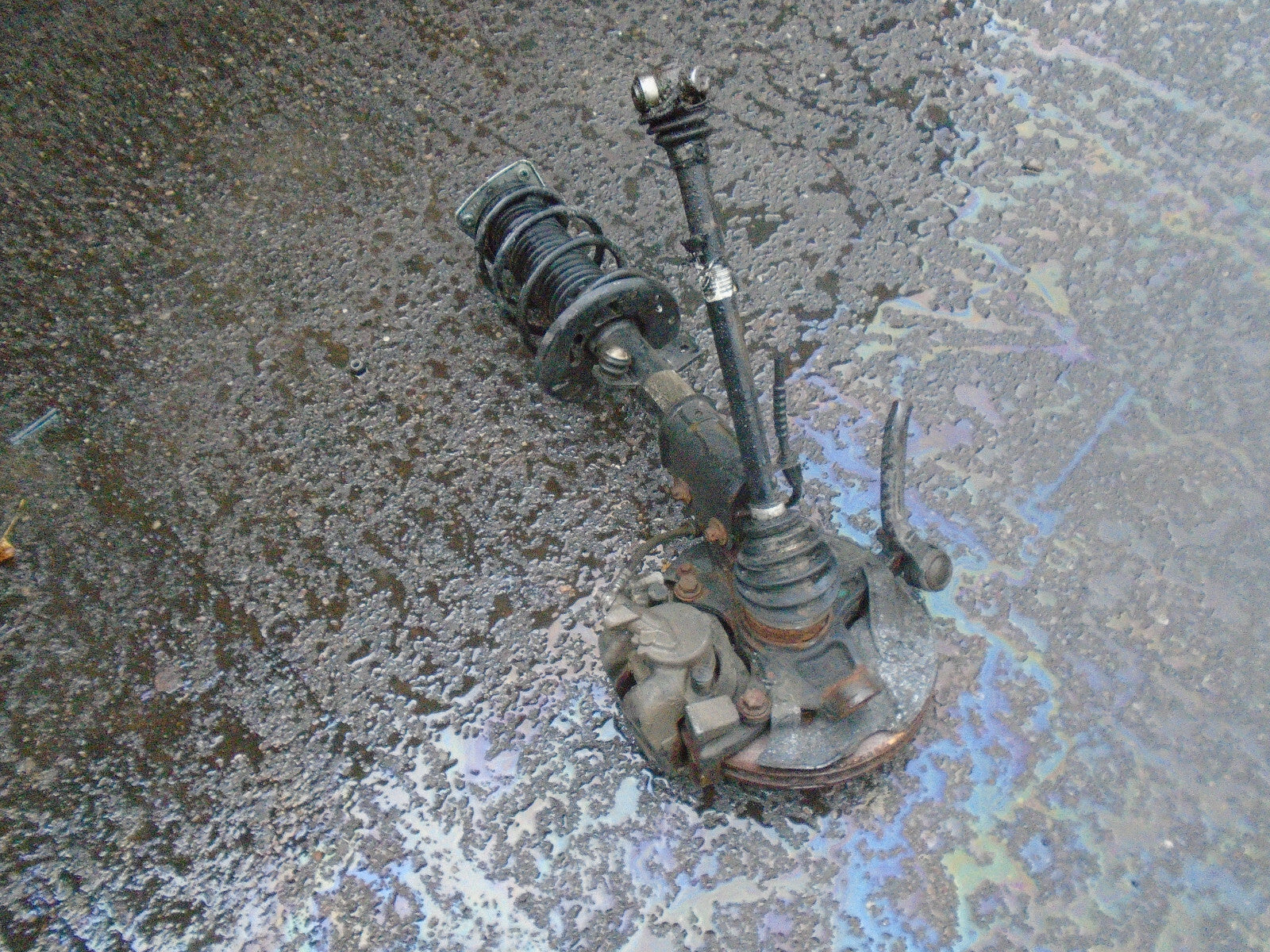 CITROEN C5 AIRCROSS 2019 OSF DRIVER FRONT SHOCK CALIPER HUB