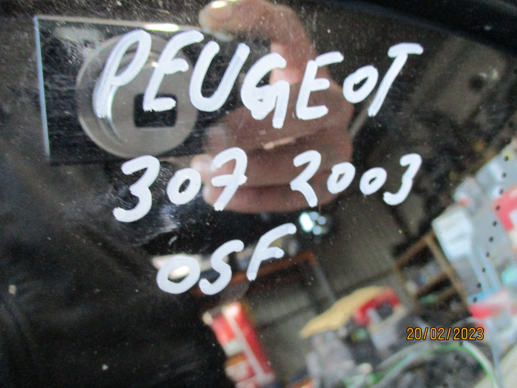 PEUGEOT 307 2003 OSF DRIVER SIDE WING MIRROR