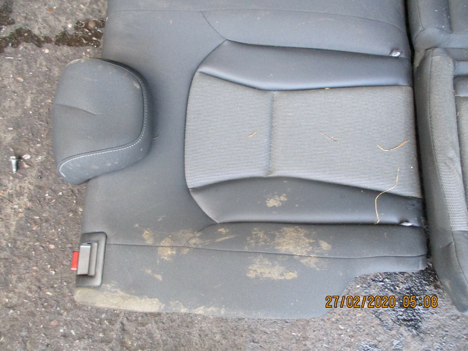 AUDI A1 8X 2018 3DR COMPLETE REAR UPPER LOWER SEATS BACK BENCH SEATS SQUAB PAD
