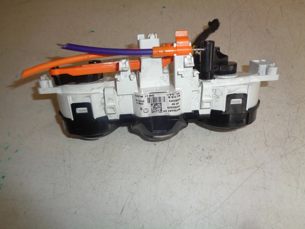 PEUGEOT 208 2012 HEATER CLIMATE CONTROL PANEL SWITCH 96722483ZD