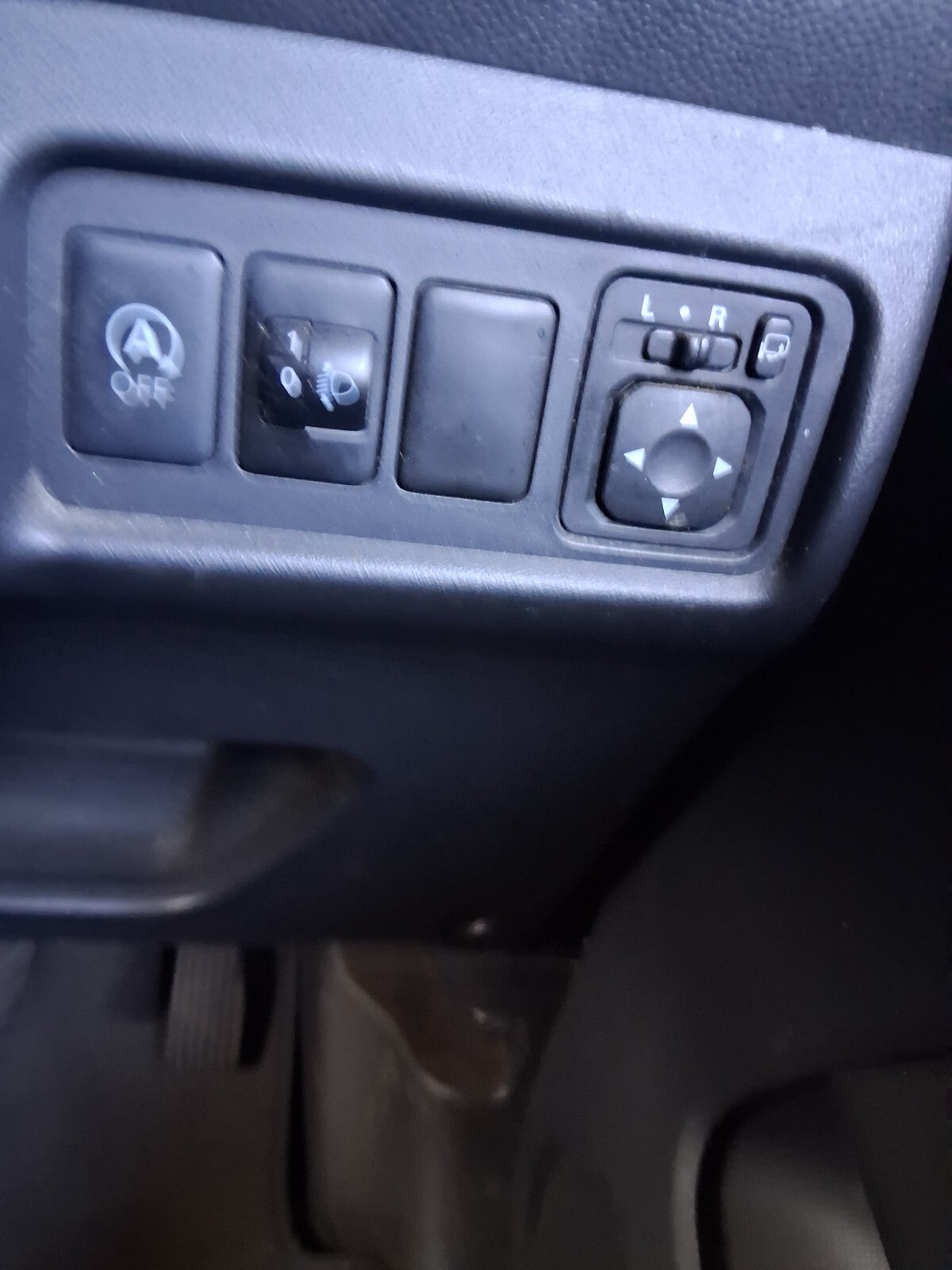 2016 MITSUBISHI MIRAGE MK6 HEADLIGHT MIRROR CONTROL ADJUSTER SWITCH