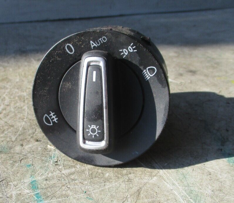 VW VOLKSWAGEN GOLF MK7 2013 HEADLIGHT LIGHT CONTROL SWITCH 5G0941431BE