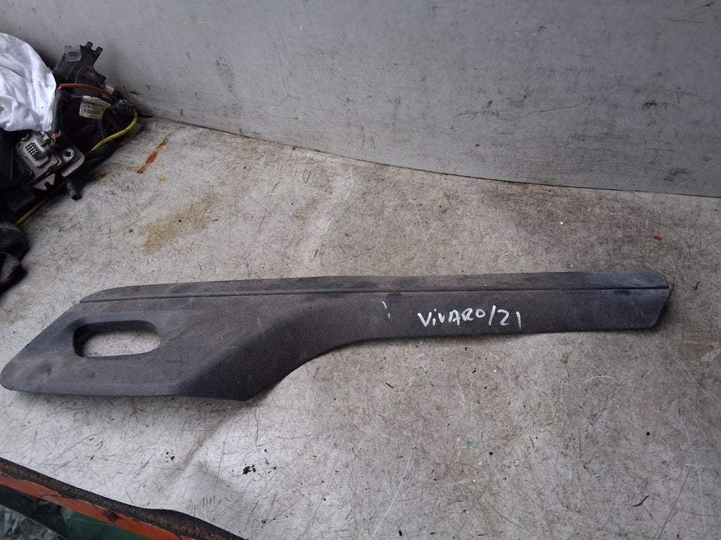 2021 VAUXHALL VIVARO MK3 OSF DRIVER SIDE FRONT RIGHT DOOR HANDLE TRIM 98091768