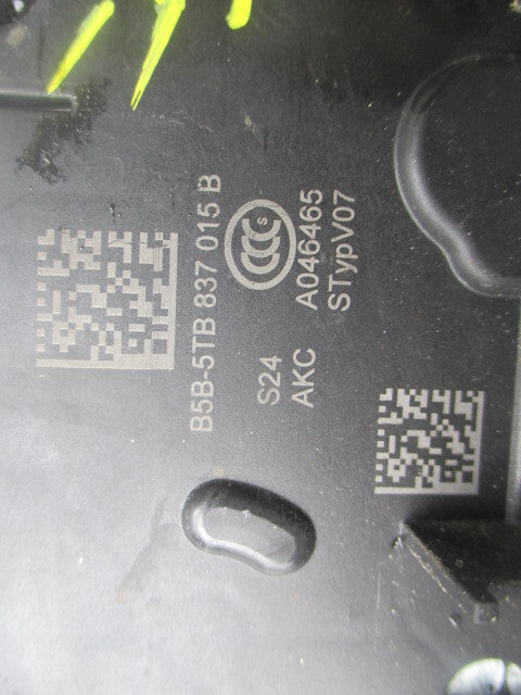 SKODA FABIA TYPE NJ 2020 NSF PASSENGER FRONT DOOR LOCK MECHANISM B5B5TB837015B
