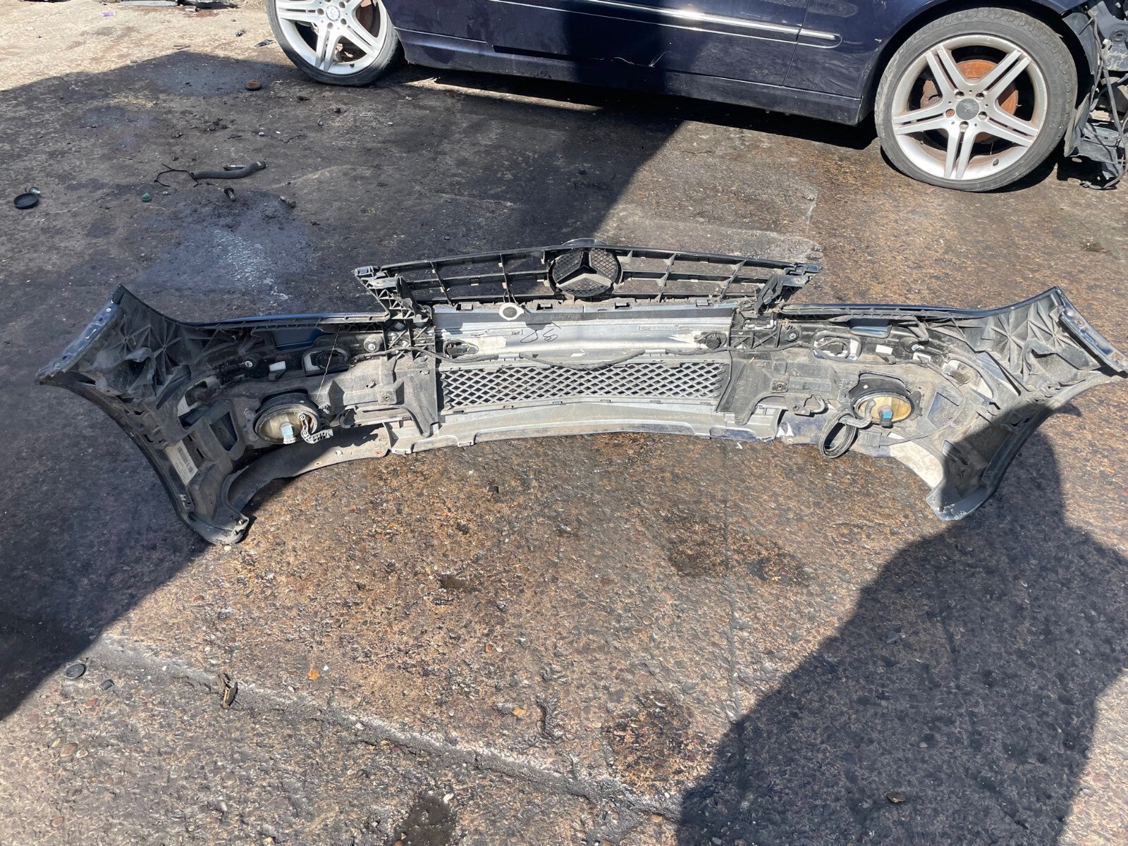 2008 MERCEDES BENZ CLC C203 FRONT BUMPER COMPLETE BLUE C359