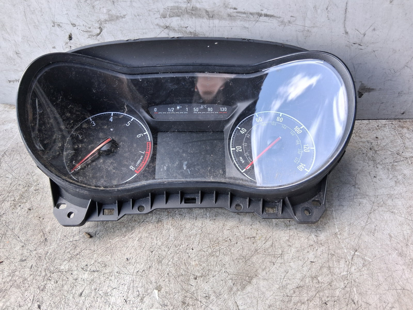 2015 VAUXHALL CORSA E SPEEDO SPEEDOMETER INSTRUMENT CLUSTER 13499776