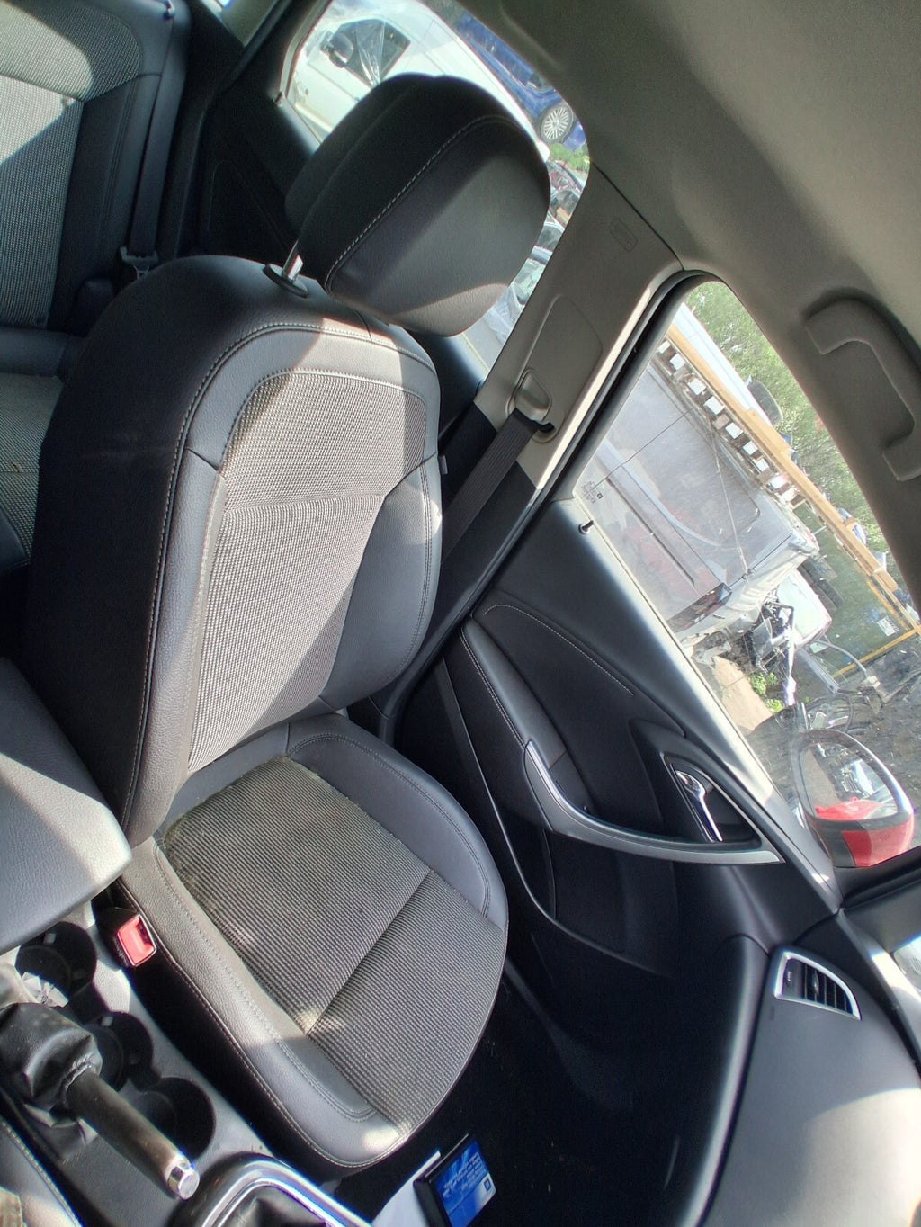 2015 VAUXHALL ASTRA J NSF PASSENGER SIDE FRONT COMPLETE SEAT HALF LEATHER
