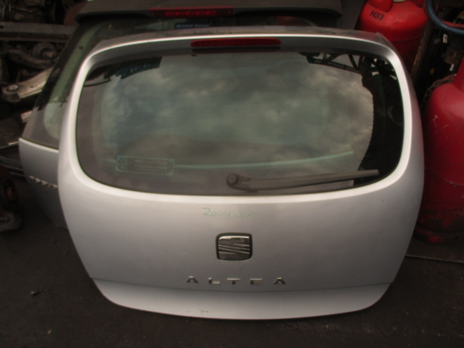 2004 SEAT ALTEA MK1 REAR BOOTLID TAILGATE BOOT GREY