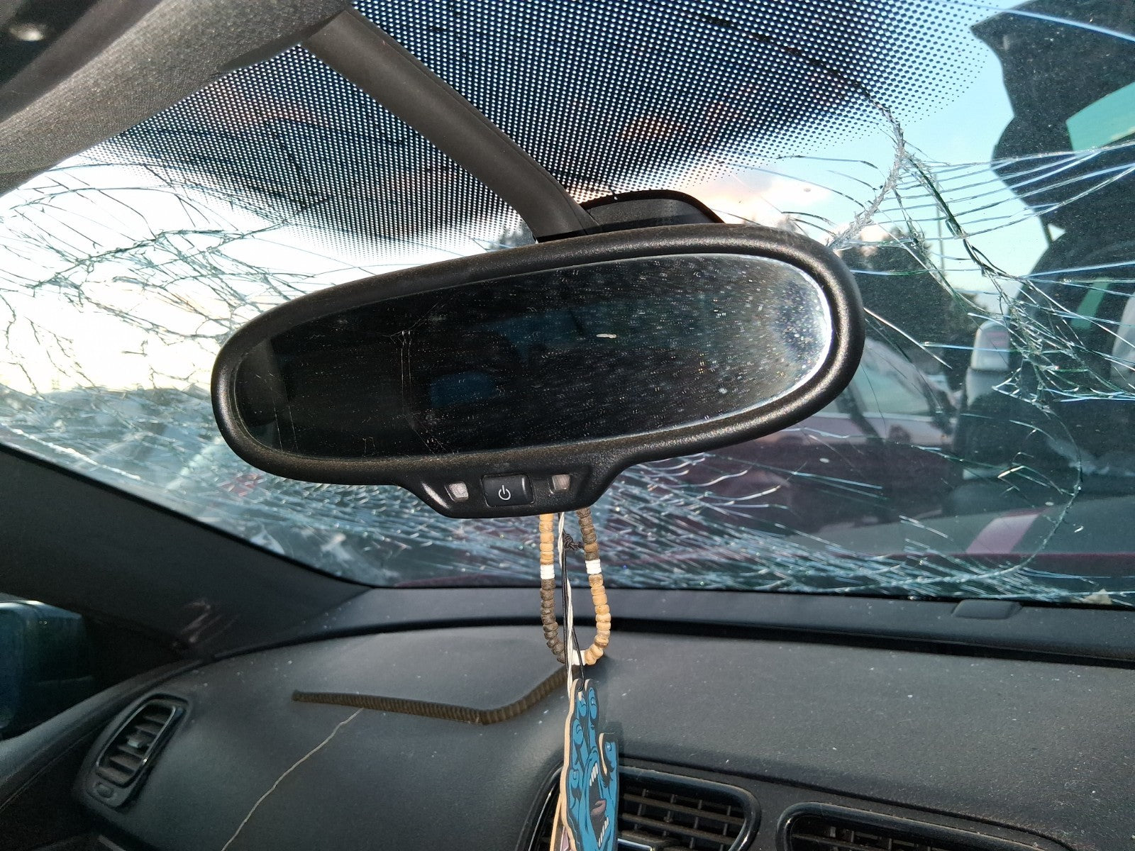 2014 VW VOLKSWAGEN SCIROCCO MK3 INTERIOR REAR VIEW MIRROR
