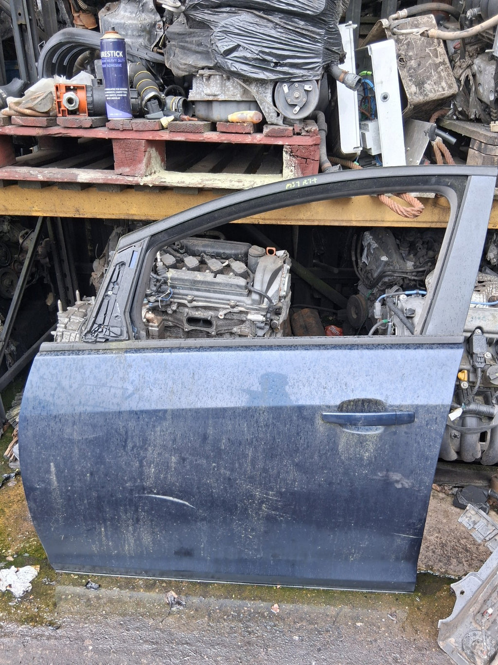 2013 VAUXHALL ASTRA J MK6 NSF PASSENGER SIDE FRONT BARE DOOR BLUE