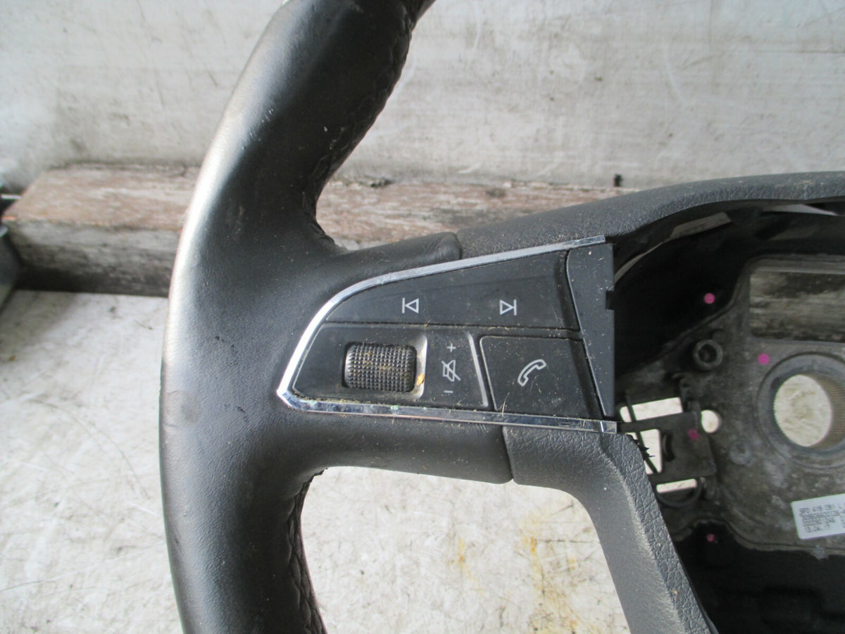 2017 SEAT TOLEDO MK4 3 SPOKE MULTIFUNCTION STEERING WHEEL 5F0419091L