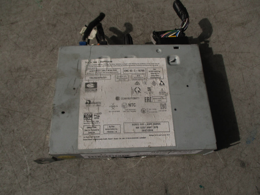 2021 CITROEN C3 MK3 STEREO RADIO SAT NAV CONTROL HEAD UNIT 9828709480