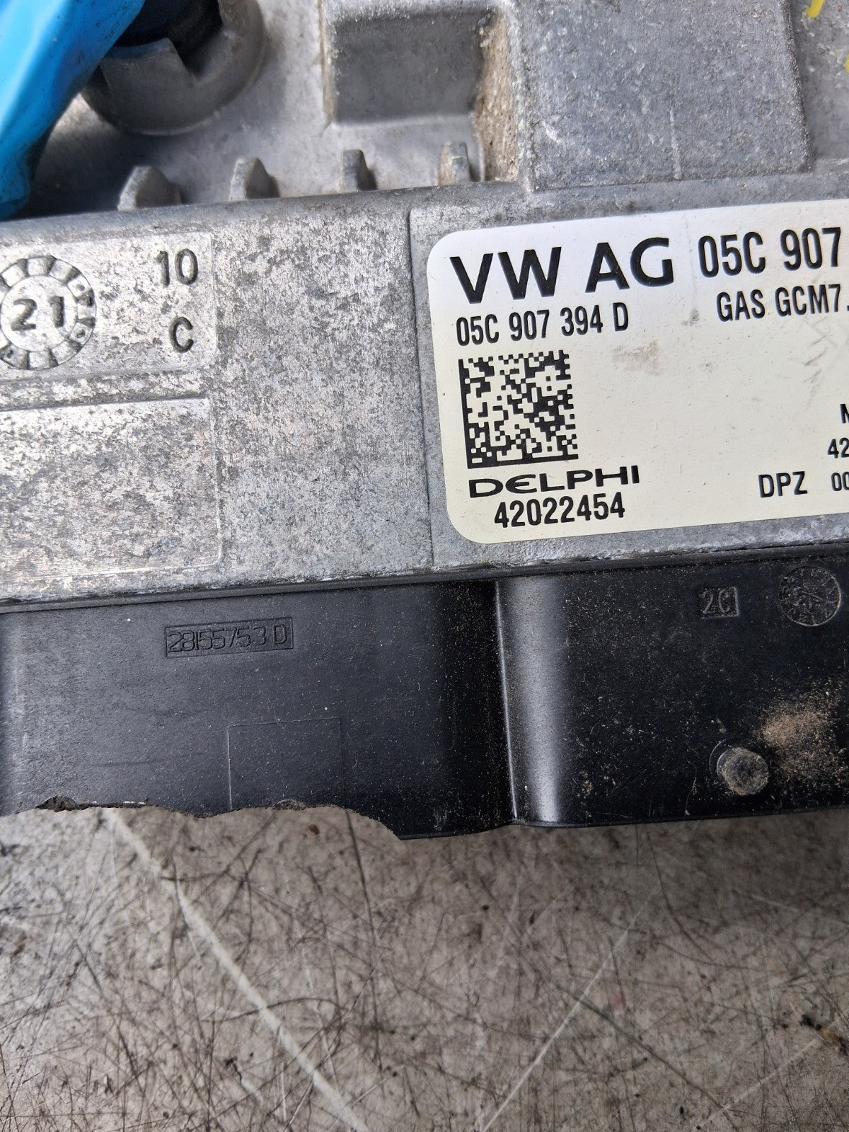 2021 VW VOLKSWAGEN T CROSS ECU ENGINE CONTROL UNIT MODULE 05C907394D