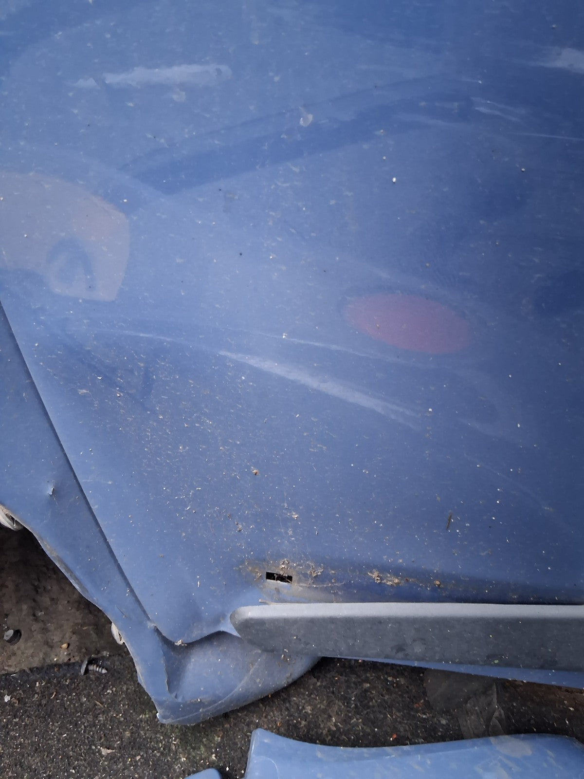 2017 HYUNDAI i10 MK2 NSF PASSENGER SIDE FRONT LEFT BARE DOOR BLUE X3U
