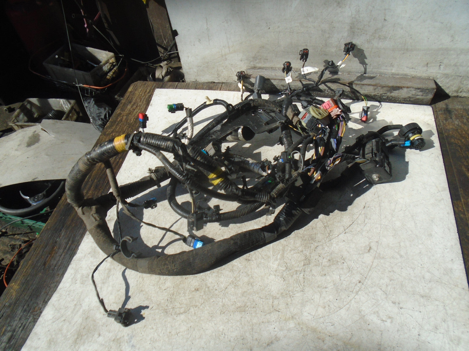 JAGUAR XF 2015 2.2 AUTOMATIC ENGINE WIRING LOOM HARNESS EX2312A690BB