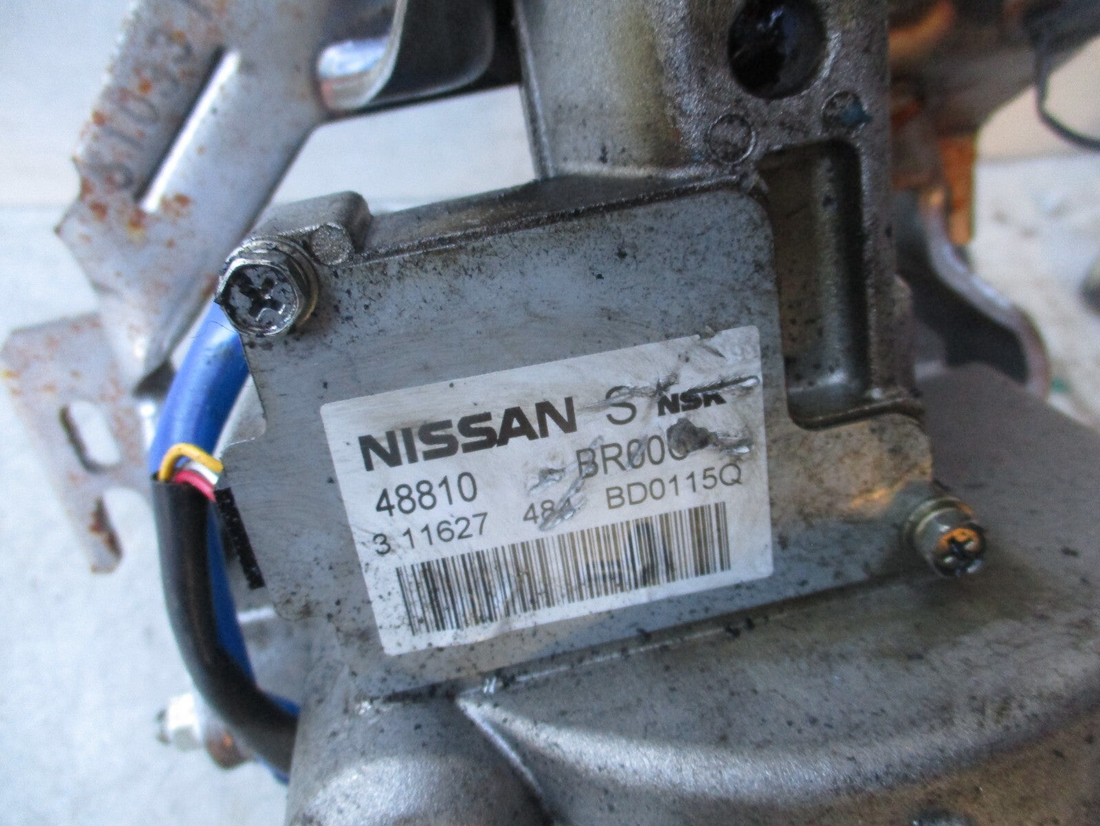 2011 NISSAN QASHQAI J10 ELECTRIC POWER STEERING COLUMN 48810BR00C