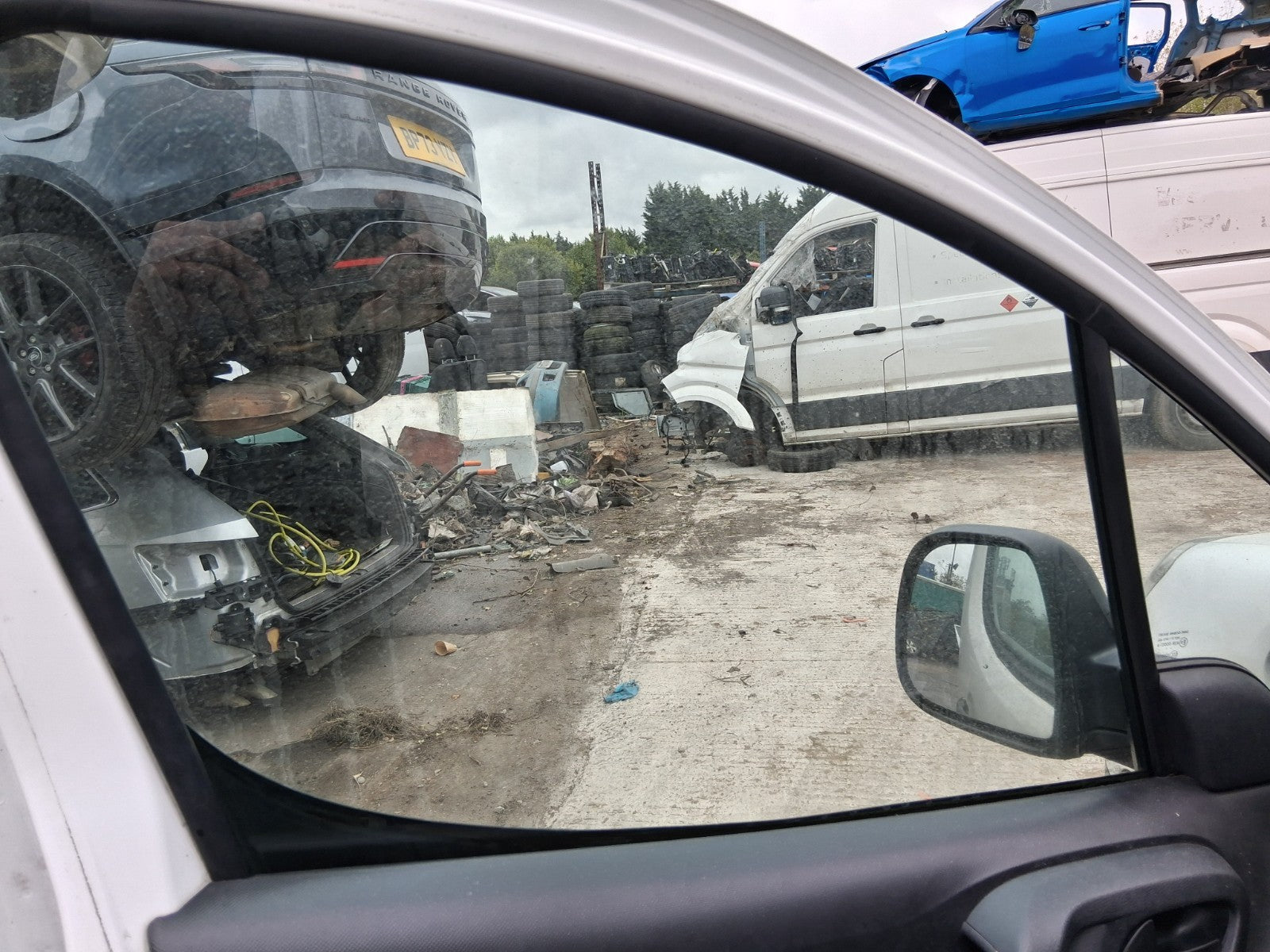 2017 CITROEN BERLINGO MK2 NSF PASSENGER SIDE FRONT LEFT WINDOW GLASS