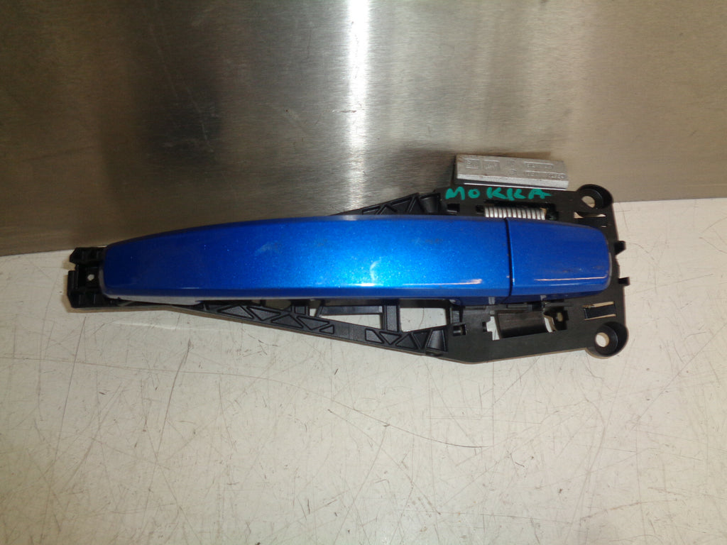 VAUXHALL MOKKA X 2018 NSR PASSENGER SIDE REAR EXTERIOR DOOR HANDLE BLUE