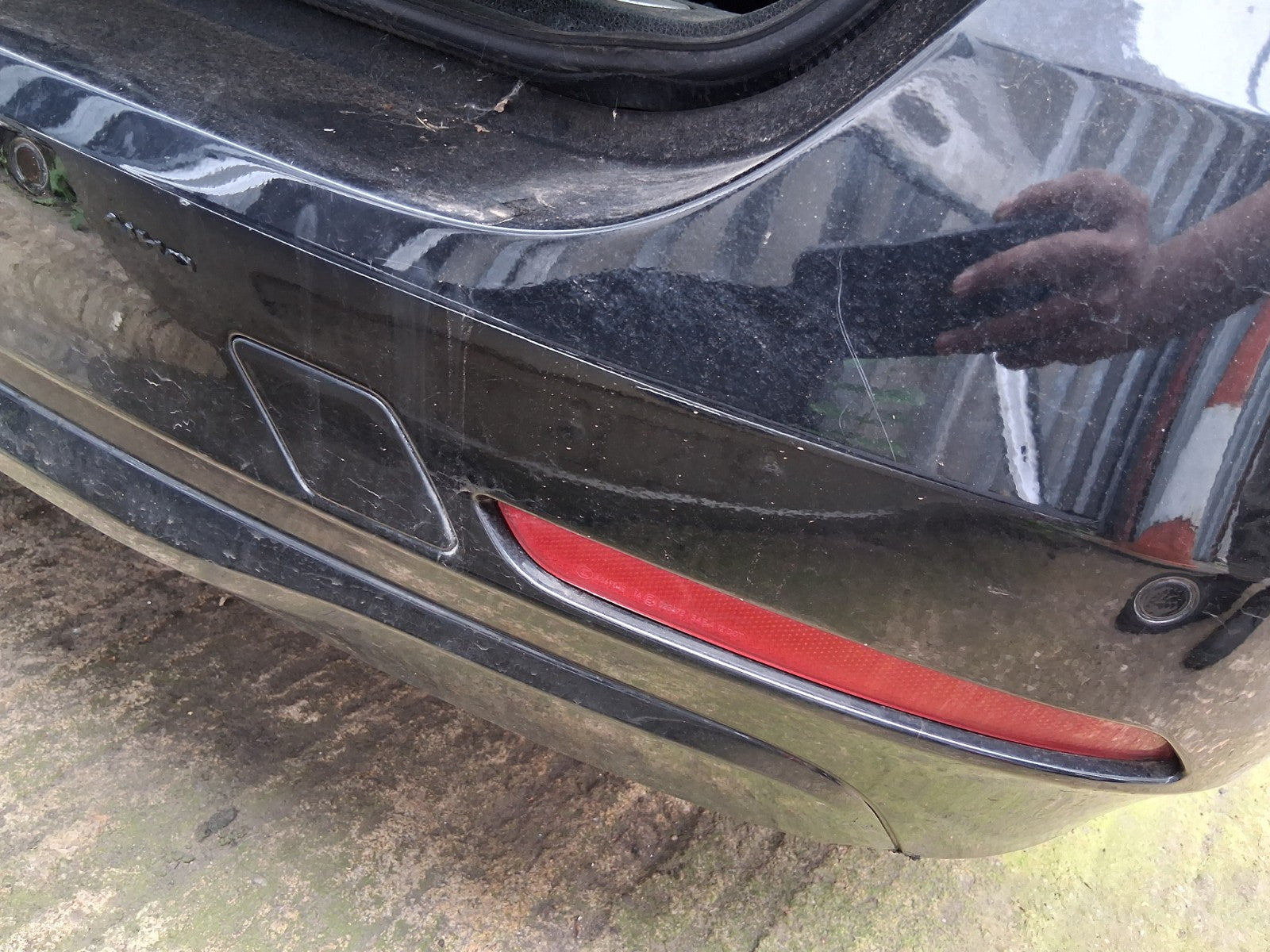 2015 BMW 3 SERIES F30 ESTATE COMPLETE REAR BUMPER WITHOUT TOW BAR JET BLACK 668