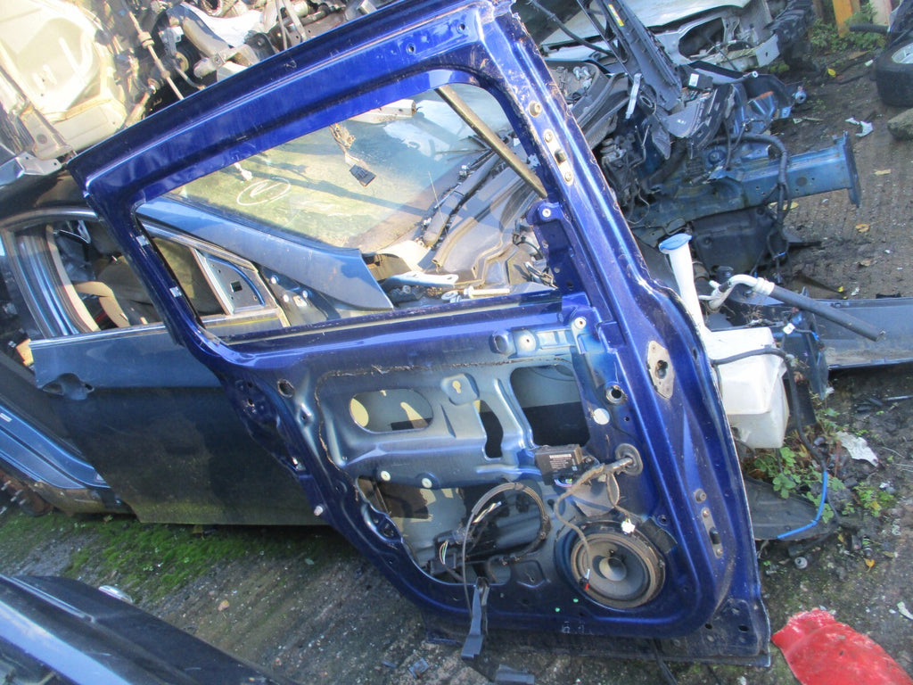 FORD GRAND C MAX 2017 NSR PASSENGER SIDE REAR BARE DOOR SHELL BLUE HE DENTS