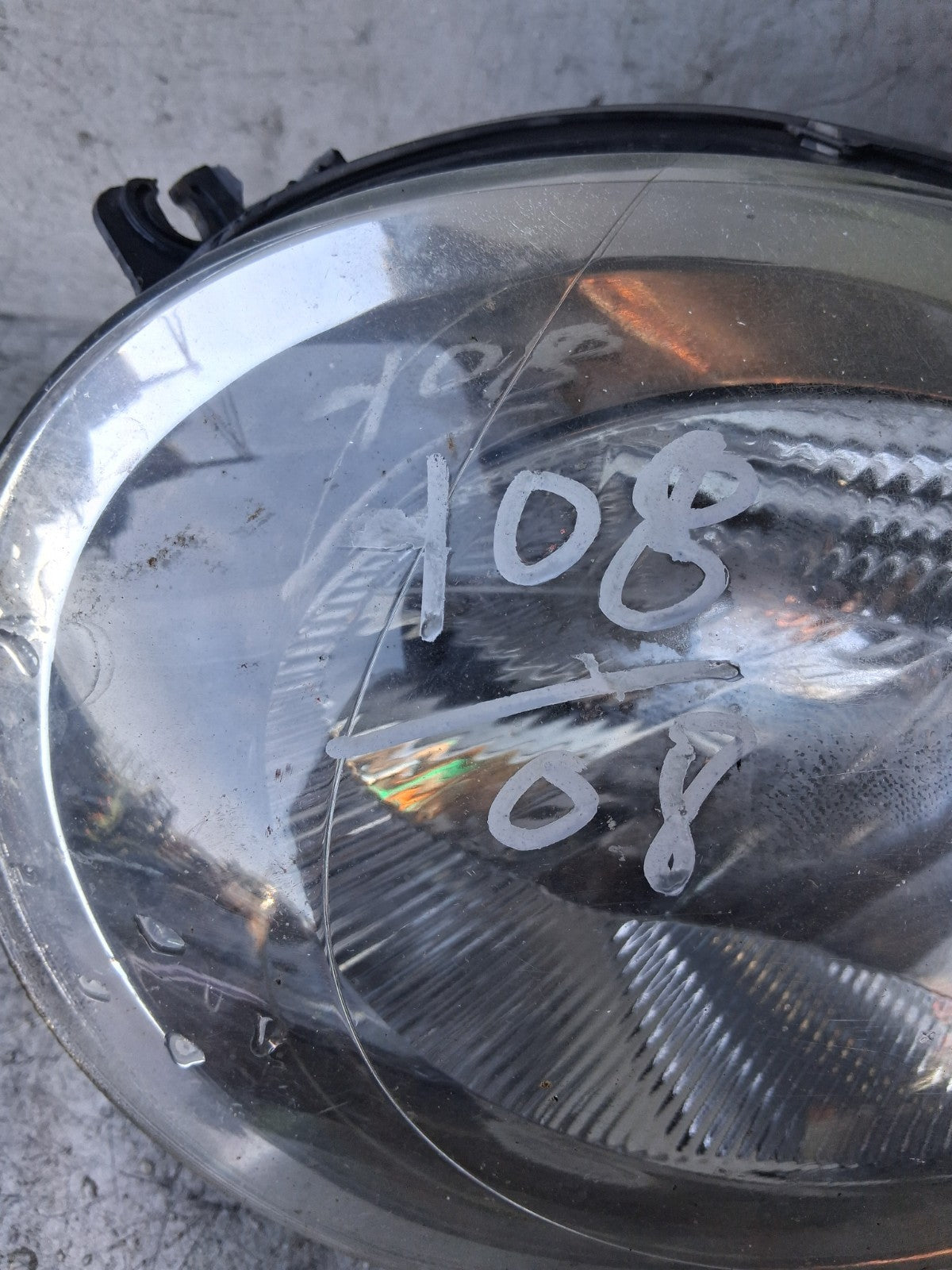 2008 PEUGEOT 108 NSF PASSENGER SIDE FRONT HEADLIGHT HEADLAMP 811700H060