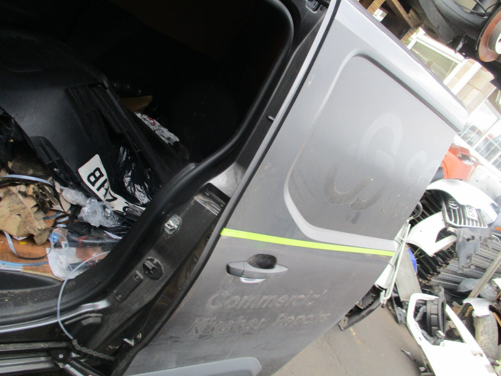PEUGEOT PARTNER MK3 2022 NS PASSENGER SIDE SLIDING LOADING BARE DOOR GREY KVL