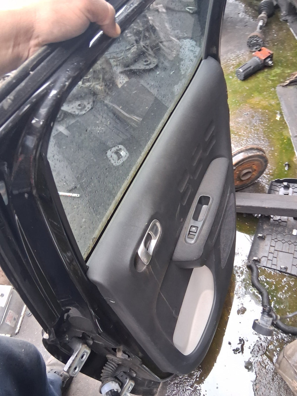2021 CITROEN C3 MK3 OSR DRIVER SIDE FRONT RIGHT COMPLETE DOOR BLACK