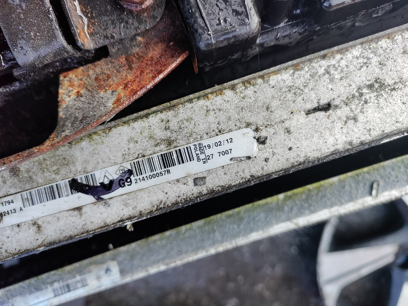 2015 RENAULT MEGANE 1.6 DIESEL RADIATOR RAD PACK 214100057R