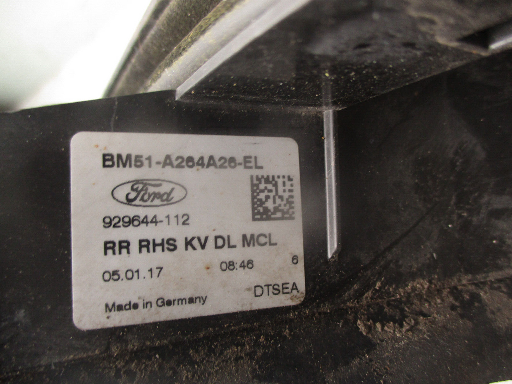 2017 FORD FOCUS MK3 OSR REAR DRIVER SIDE RIGHT DOOR LOCK BM51A264A26EL