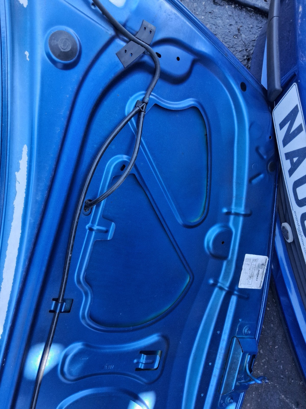2008 RENAULT CLIO MK3 FRONT BONNET HOOD PANEL BLUE