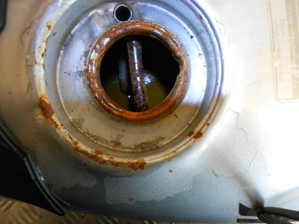 HONDA LS 125 R 2004 STEEL PETROL FUEL TANK & PETROL TAP SILVER