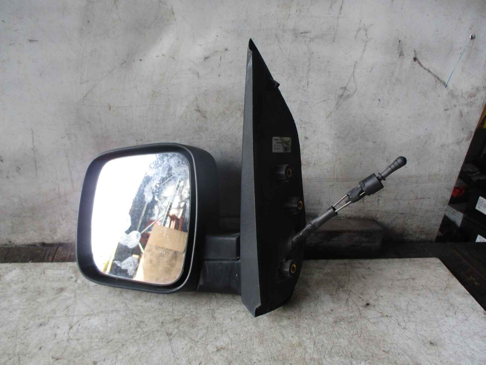 PEUGEOT BIPPER 2013 NSF PASSENGER SIDE FRONT MANUAL WING MIRROR 735460572