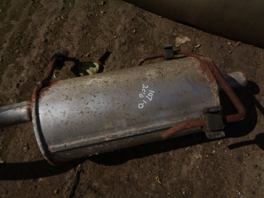 PEUGEOT 107 1.0 PETROL 2010 REAR BACK BOX EXHAUST MUFFLER SILENCER PIPE